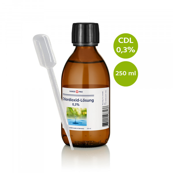 Chlordioxid I CDL I (<0,3% Lösung ), 250 ml